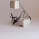 Telescopic bedside or wall lamp, 1960s.