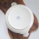 Iron earth soup tureen or vegetable dish bourgeois paris store model vieux lille blue garlands