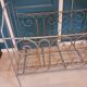 Wrought iron children's bed from the late 19th century.