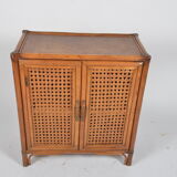 Buffet en rotin et cannage