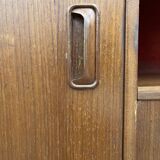 Scandinavian wooden high sideboard – 1960s