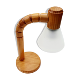 Scandinavian articulated pine lamp