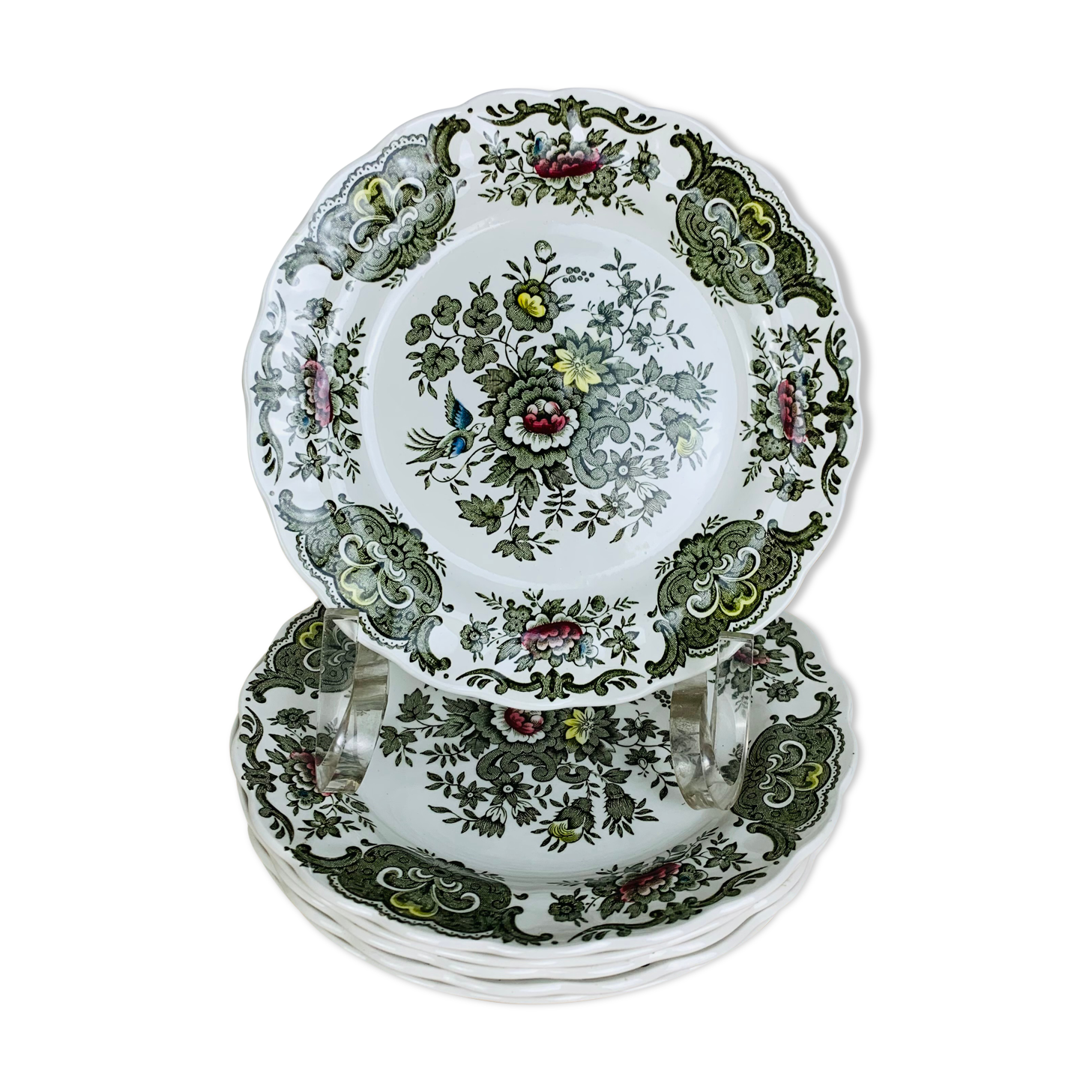 6 assiettes à dessert Windsor par Ridgway Staffordshire