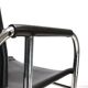 Strässle HE leather lounge chair by Hans Eichenberger