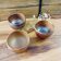 Set of 3 stoneware bowls Sars pottery, Lentier