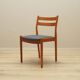 Set of six teak chairs, Danish design, 1970s, designer: Poul M. Volther