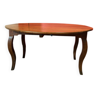 Table ronde à volet style Louis Philippe