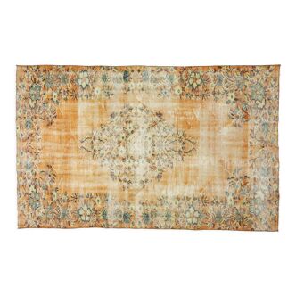 Tapis vintage Anatolien fait main 248 cm x 154 cm