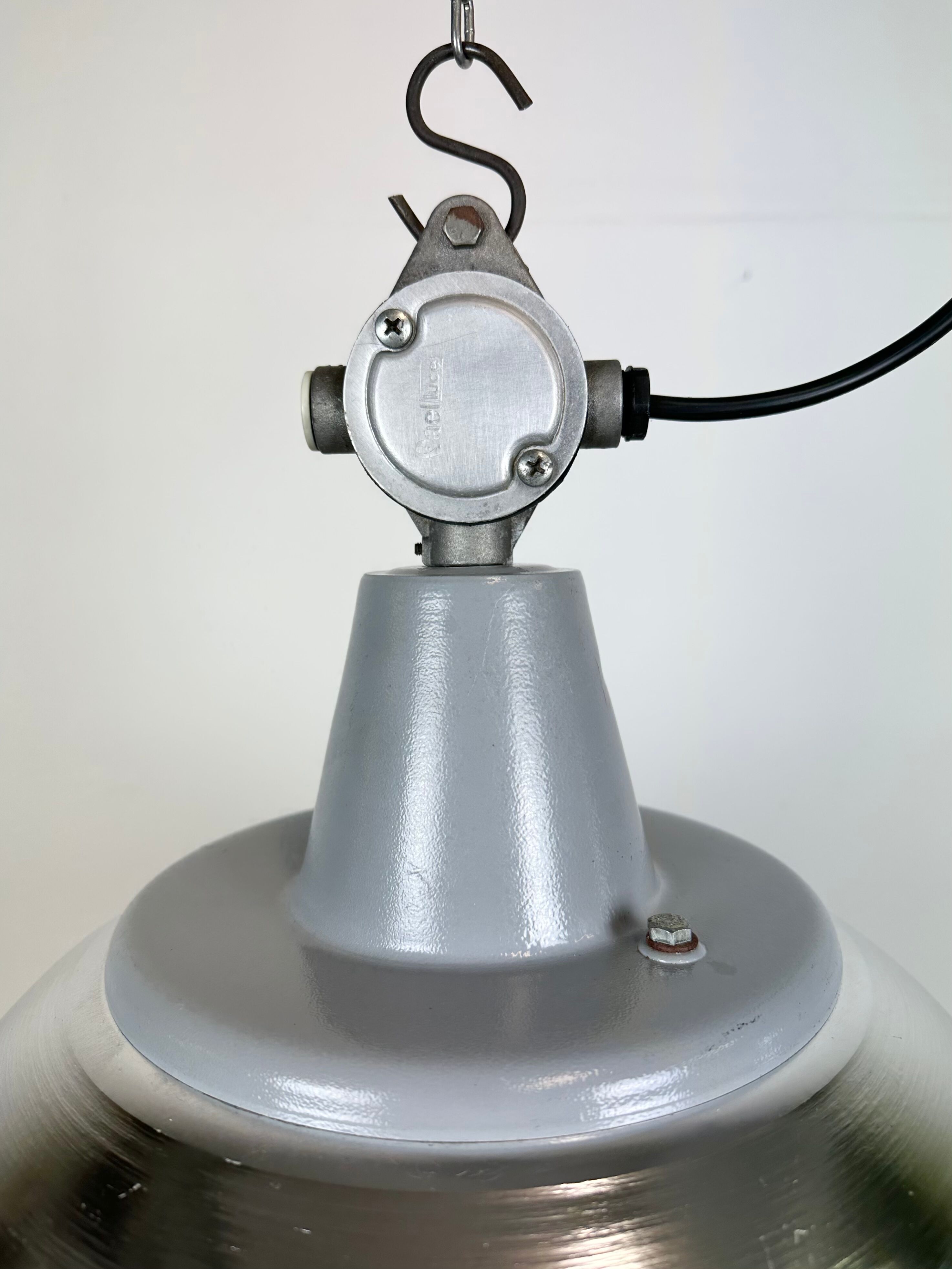 Industrial Italian Aluminium Pendant Lamp from Fael Luce, 1970s