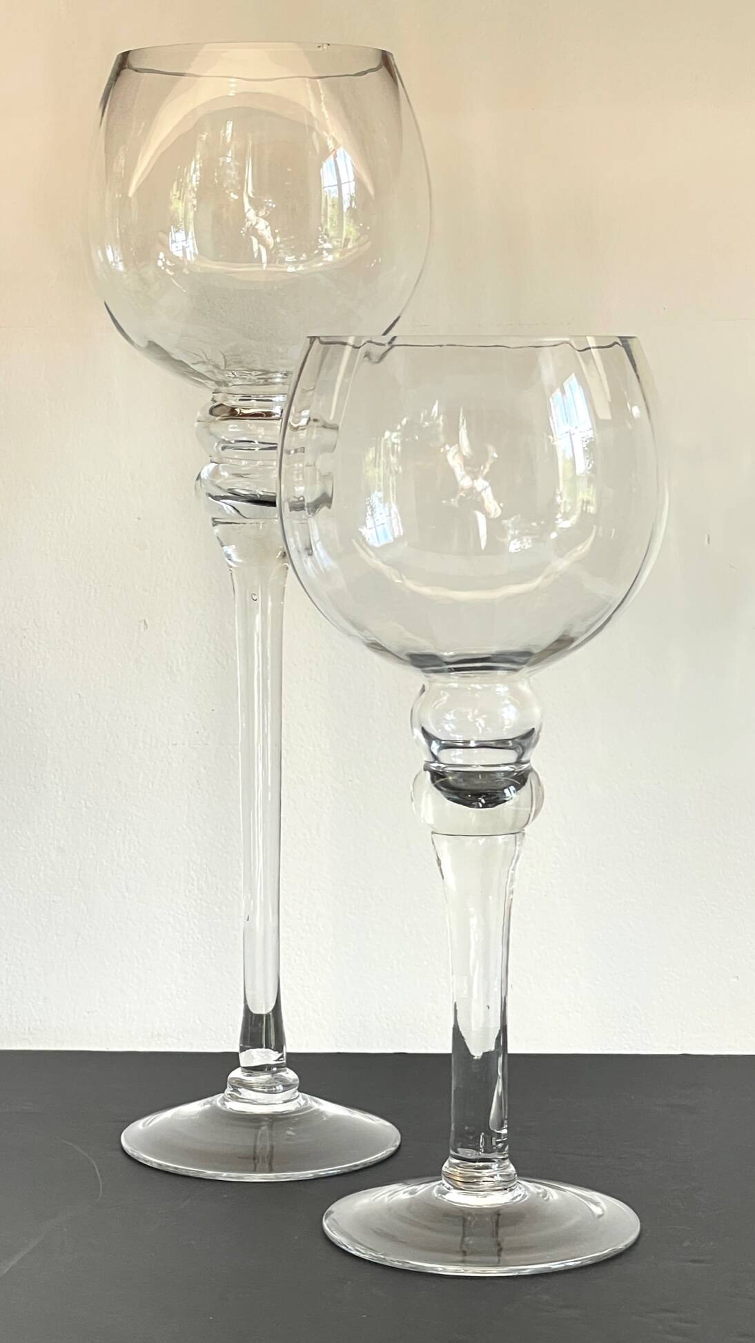 Bougeoirs xl crystal vintage candle holders