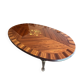 Louis XVI style oval marquetry table – 1.70 m