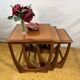 Mid- century retro vintage teak nest of tables by g plan 1960 Danish Design