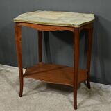 Mahogany and marble table – 1920