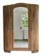 Armoire Art déco, 3 portes, 1 miroir, sablée