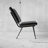 Armchair design vintage 60s black