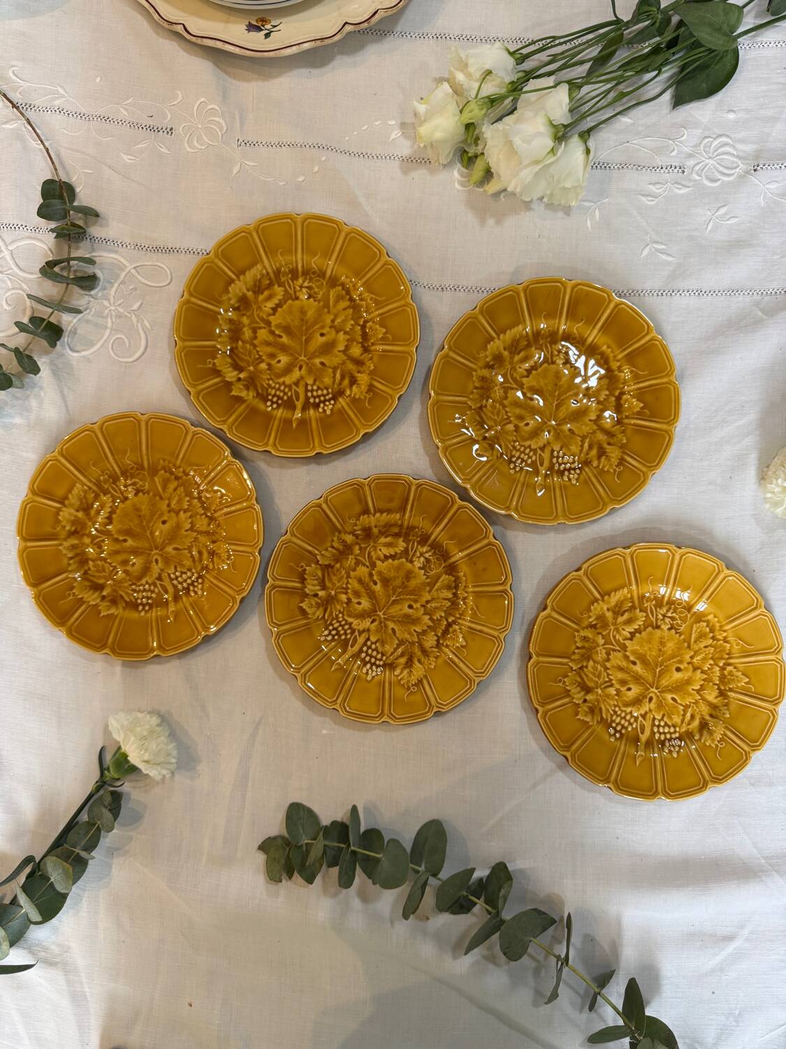 Assiettes desserts Sarreguemines
