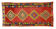 Anatolian handmade kilim rug 440 cm x 153 cm