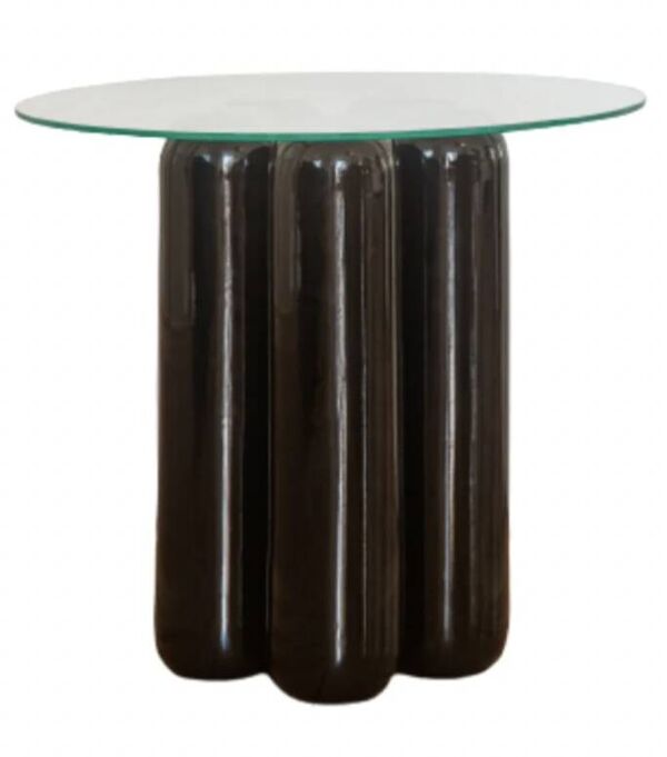 Guéridon en céramique - noir