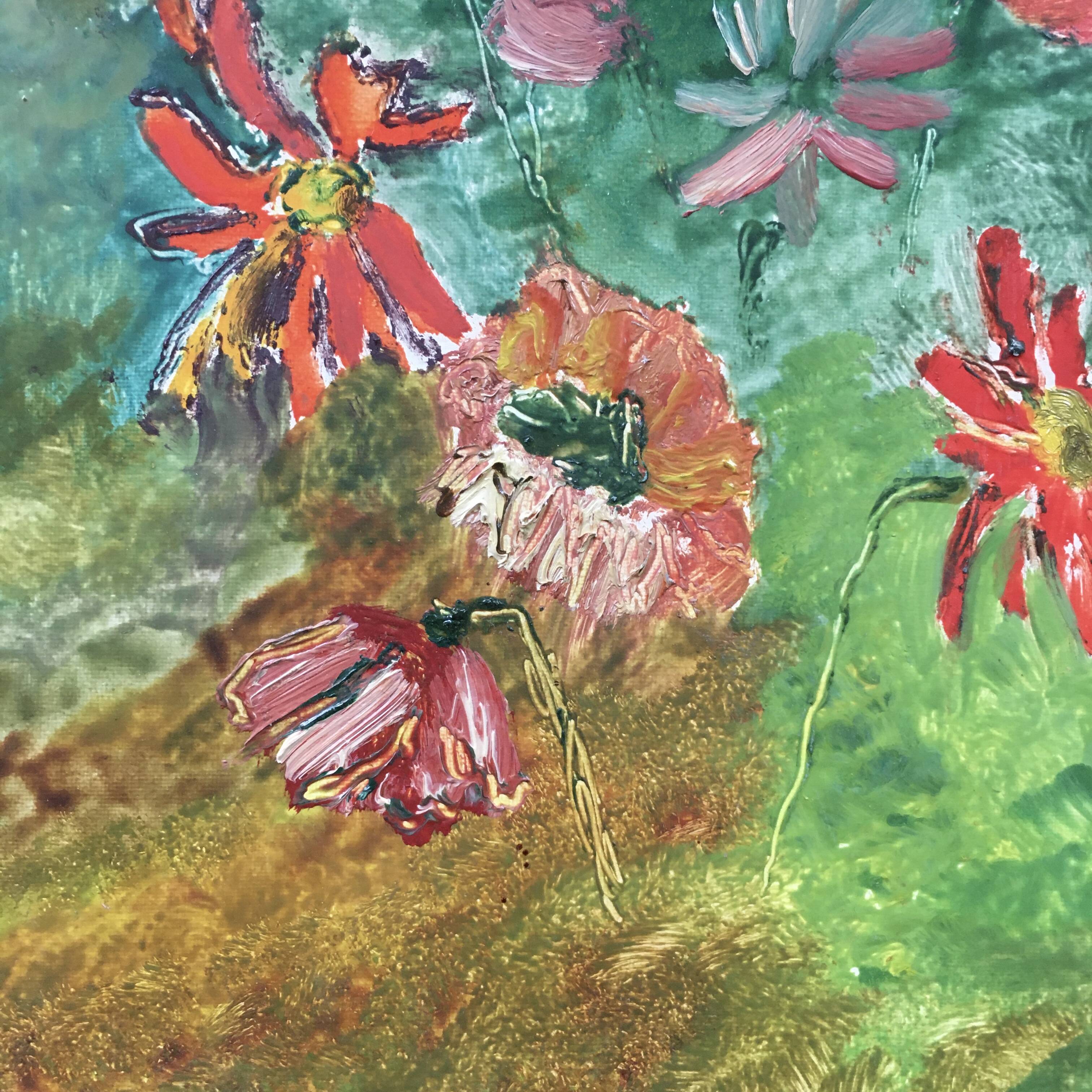 Floral arrangement painting