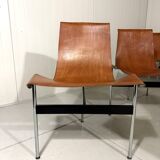 ICF De Padova T-chairs by Katavolos, Kelley and Littell, Italy 1950’s