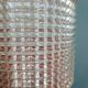 Vintage table lamp in orange and transparent plastic, 1960s.