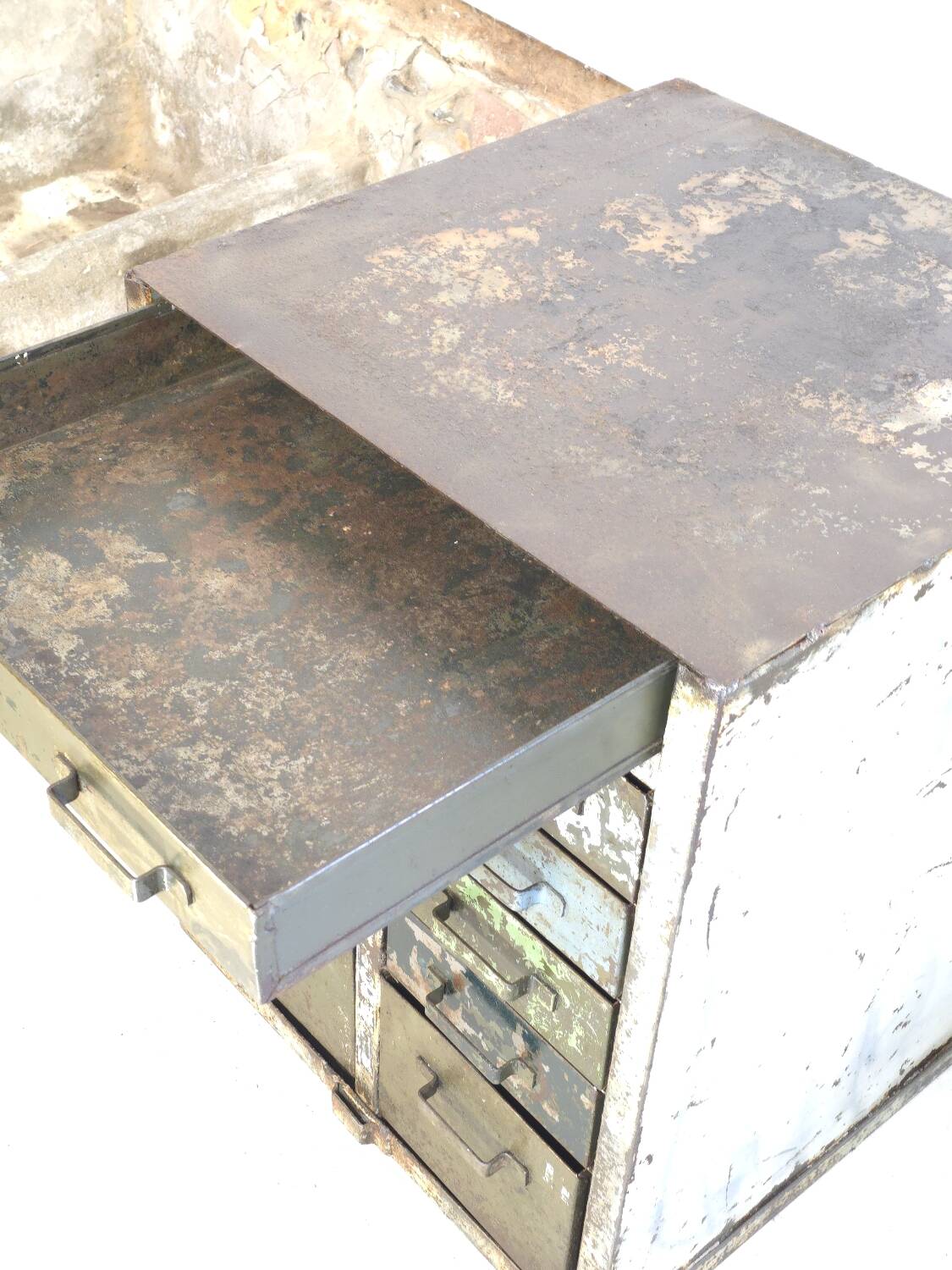 French army trade furniture with drawers