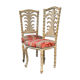 Duo de chaises palmier Rococo