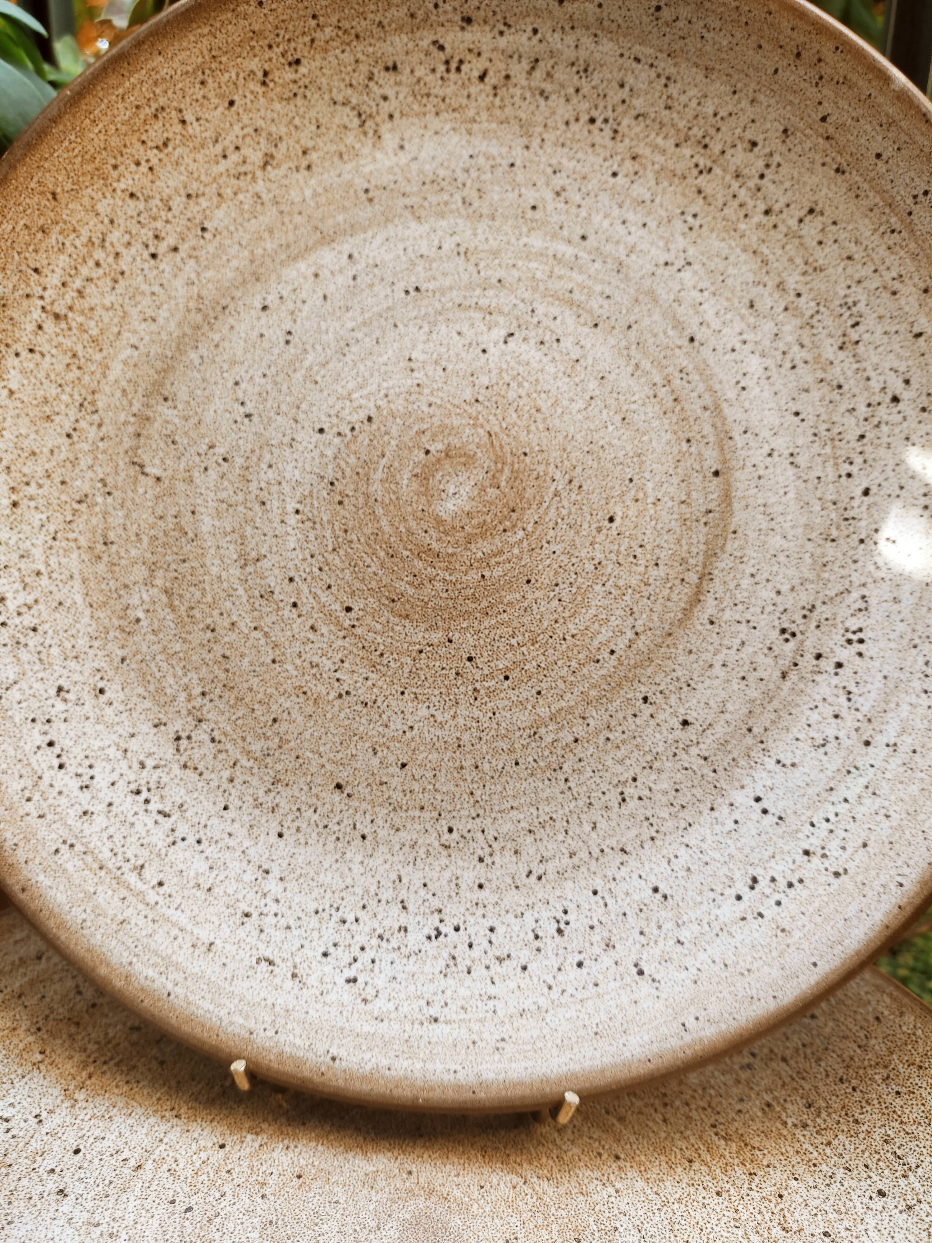 7 ceramic plates by Niderviller model Toledo