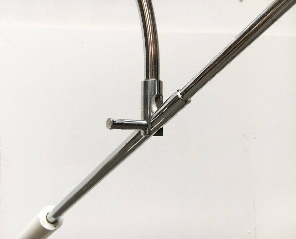 Floor lamp model Orbiter from the mid-century space age by Robert Sonneman for Luci Italia, 1960s.