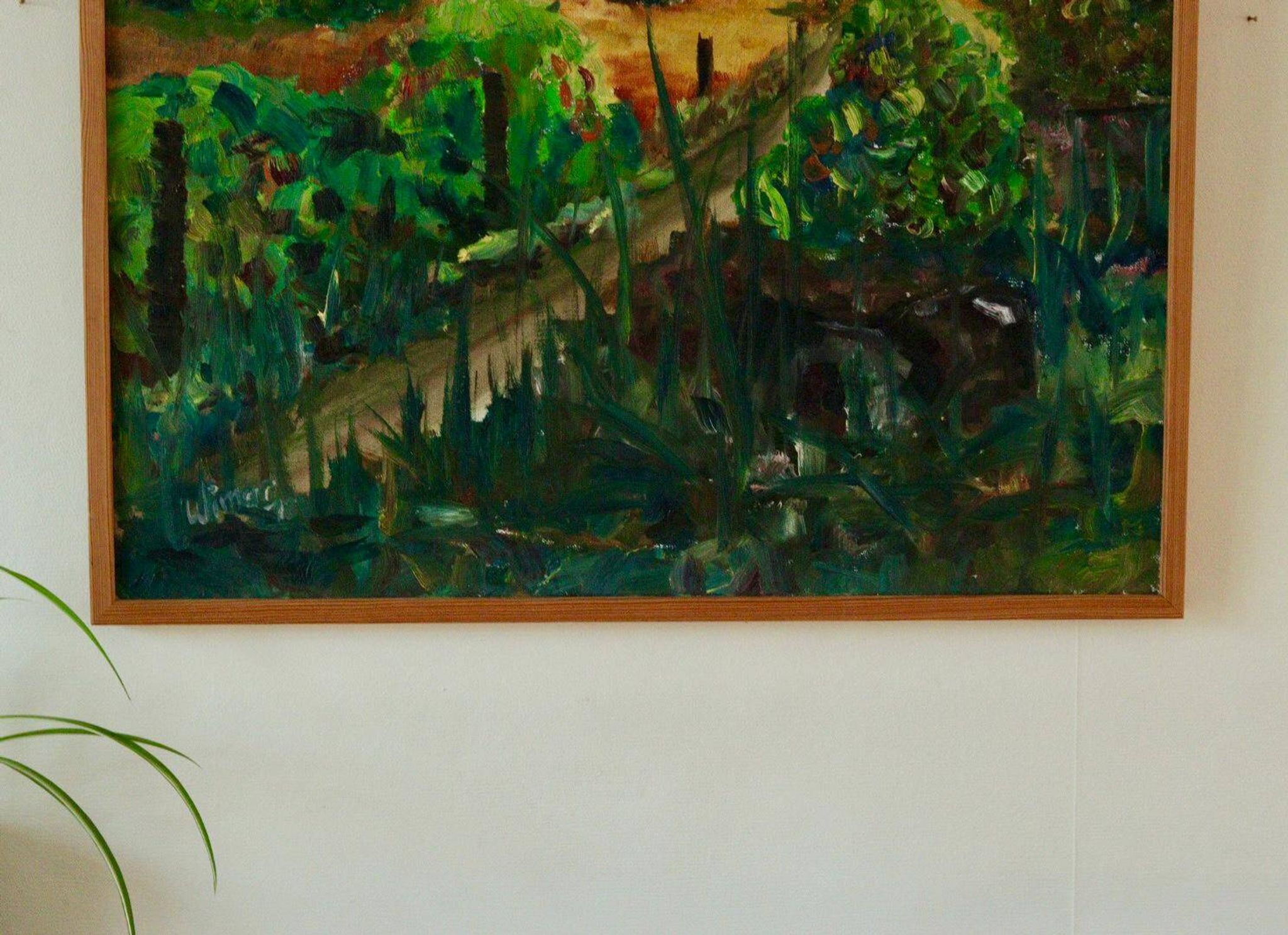 Oil on Swedish canvas "Autumn Landscape", Wimar 48