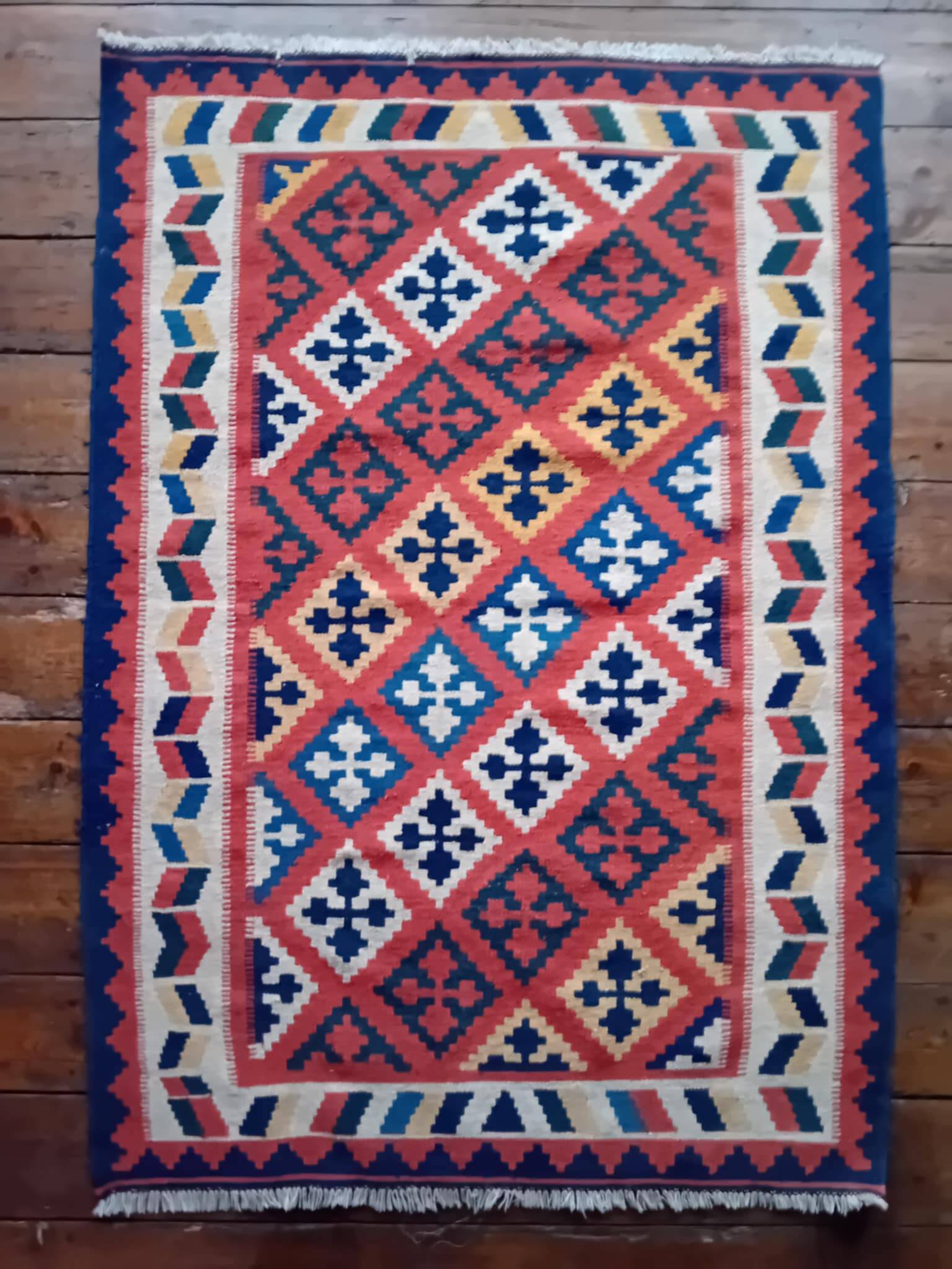 Handmade Afghan Kilim 185x127cm