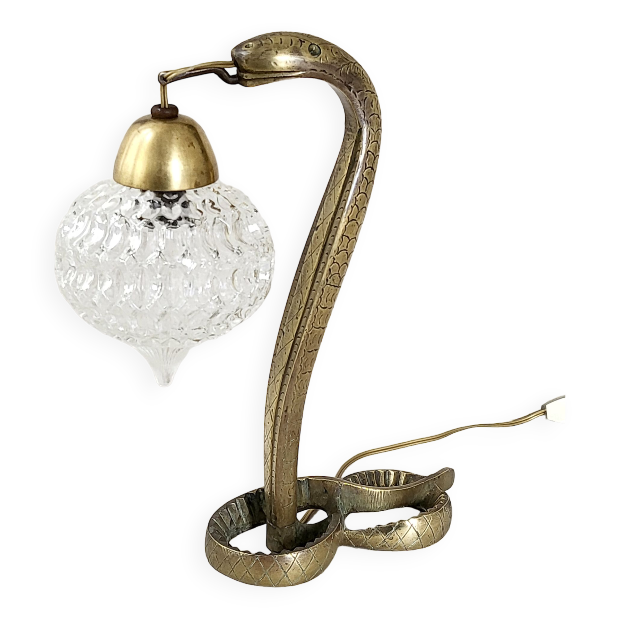 Vintage snake lamp 1970