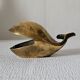 Vintage brass whale ashtray