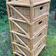 Chiffonnier vintage en rotin