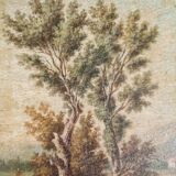 Landscape with tall trees - Oil - Barbizon