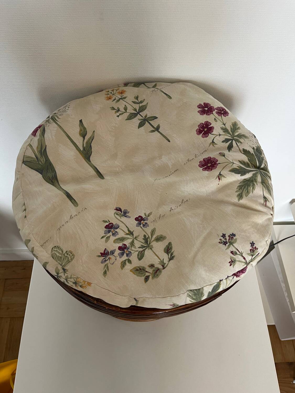 Pour en rotin vintage