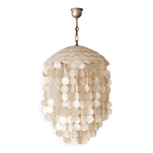 Grand lustre vintage - nacre