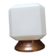 plafonnier ou lampe a poser opaline cube
