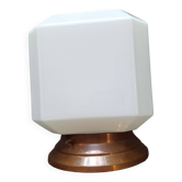 opaline cube ceiling light or table lamp