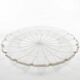 Porte-gâteau Biedermeier, cristal transparent, République tchèque, 19e siècle