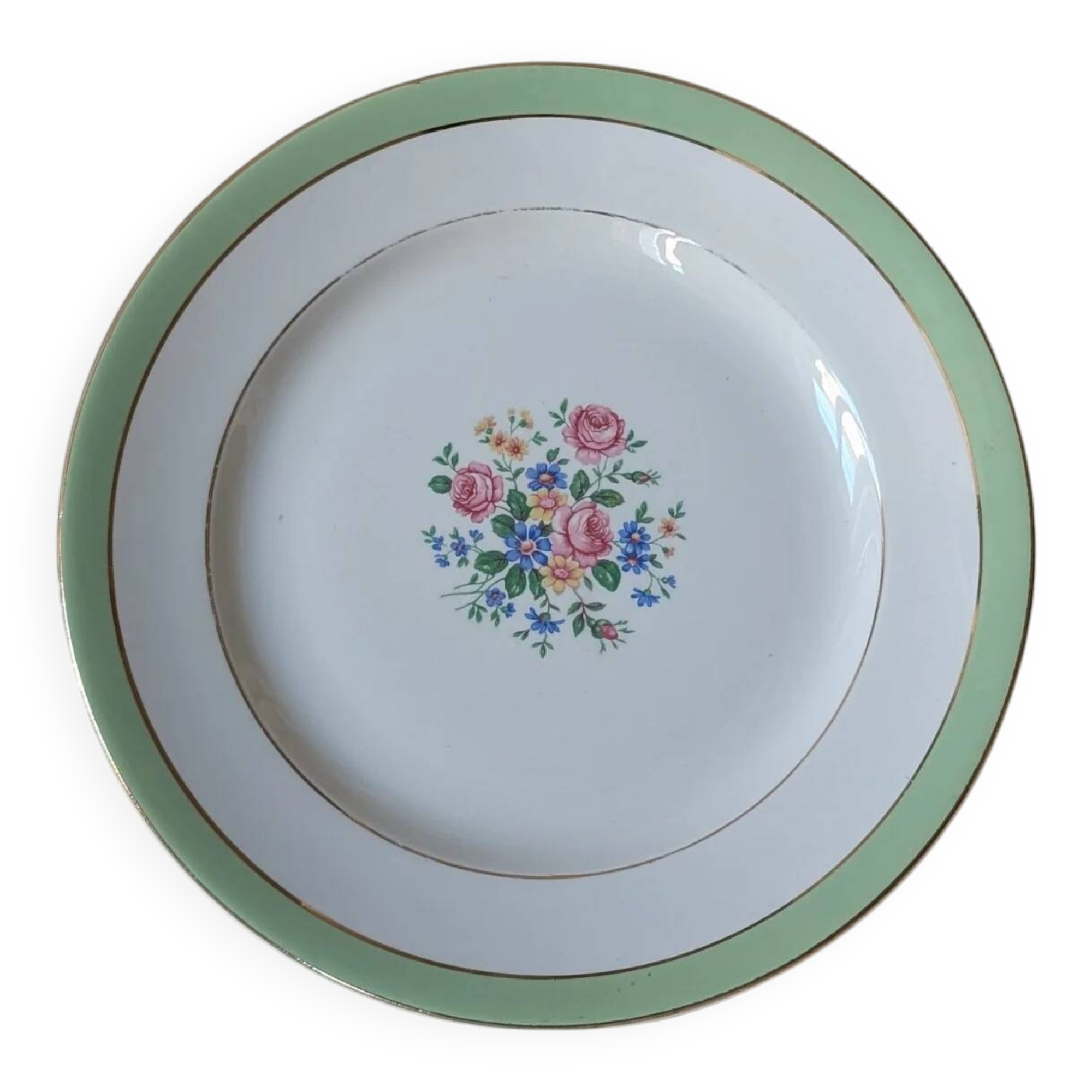 Round earthenware dish – Moulin des Loups, France