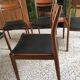 Table set and 6 Scandinavian Vintage Chairs in Teck