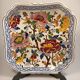 Plat creux modèle pivoine de Gien