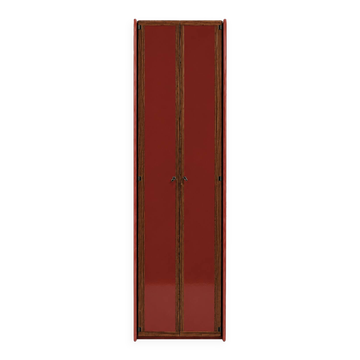 Cabinet haut en bois laqué rouge Afra et Tobia Scarpa des années 1960 de style mid-century