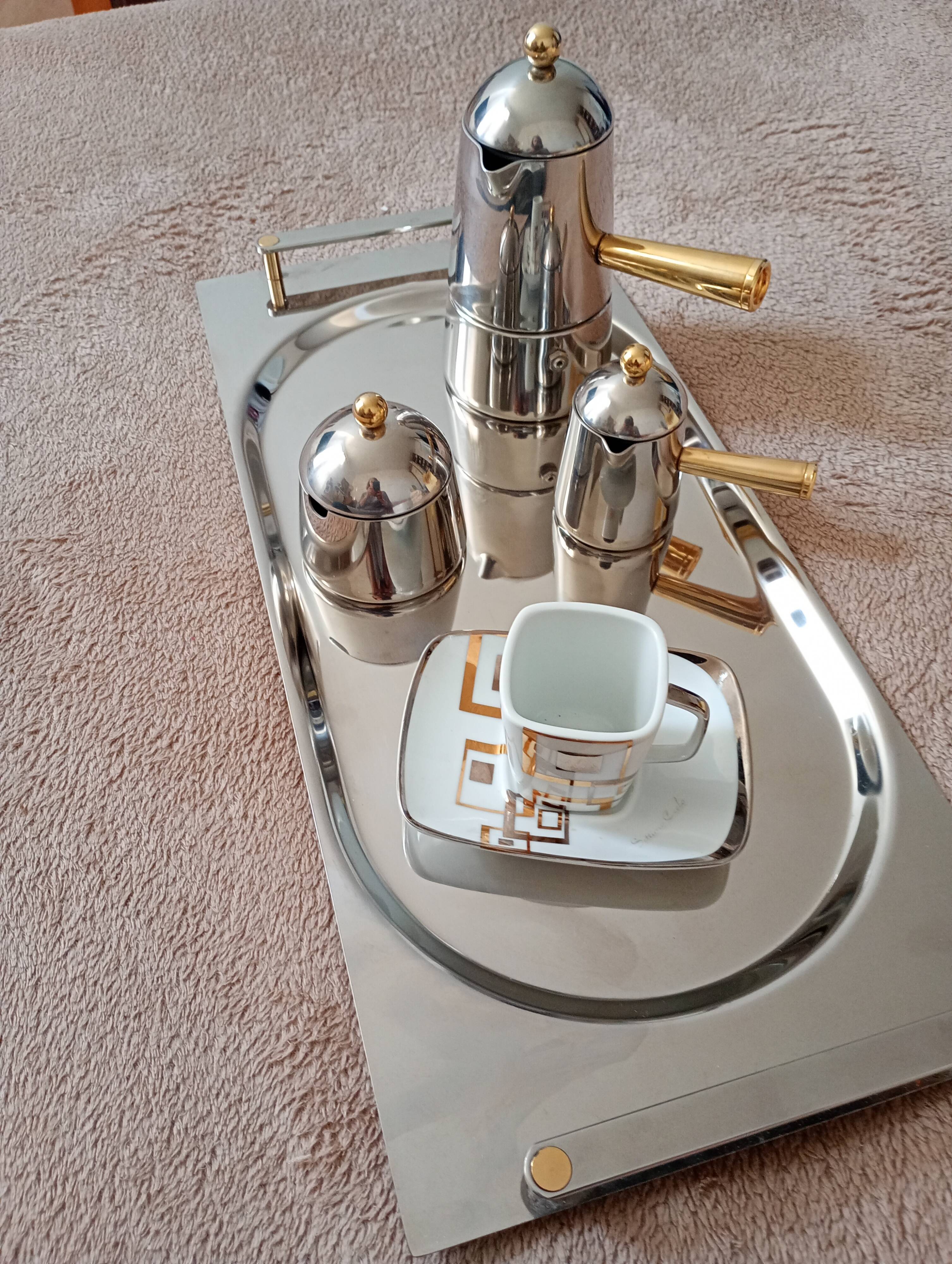 Service à café 4 pièces carmencita lavazza modèle Oro