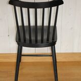 Black wooden bistro chairs