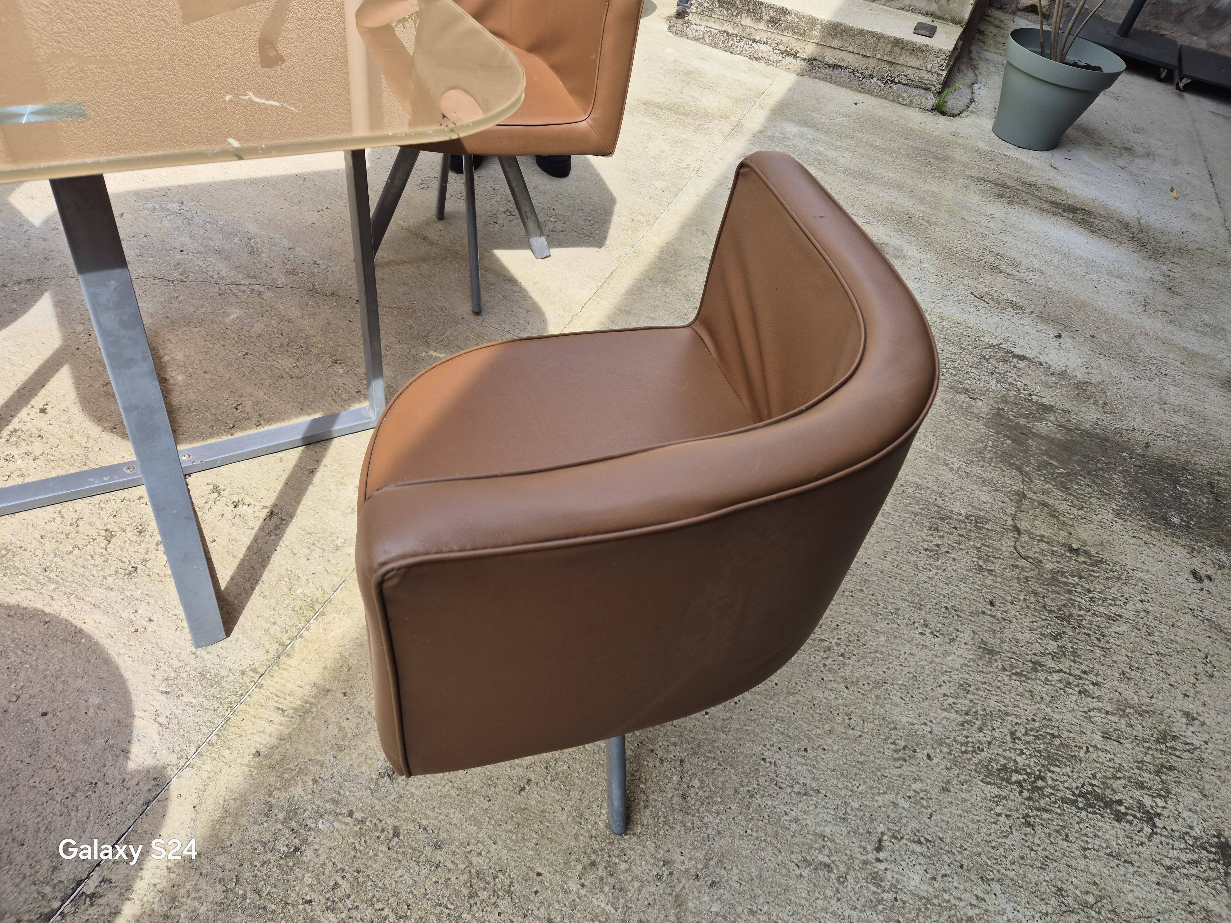 Vintage mosaic table and chairs