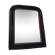 Napoleon III style mirror, wood and plaster wood back 31 x 41 cm.