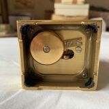 Polished brass travel clock 1839
