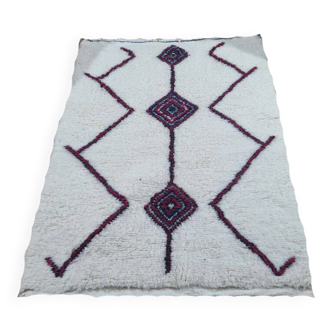 Handmade wool Berber rug 150 X 100 CM